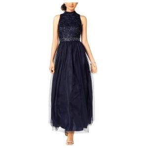 Jessica Howard Womens Sleeveless Sequined Formal